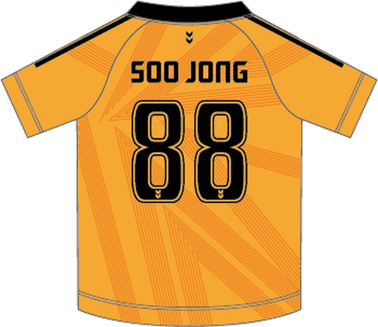한결FC 유니폼 뒷면